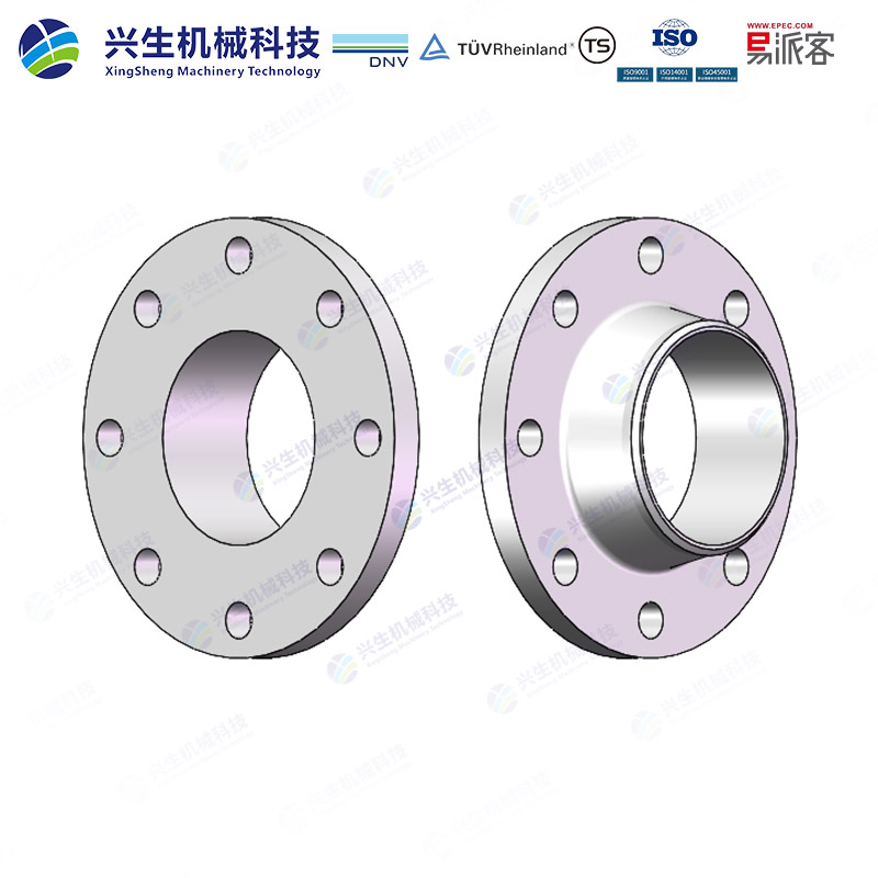 带颈对焊法兰（Welding neck Flange）-FF AS 2129-2000 ZGXS-密纹
