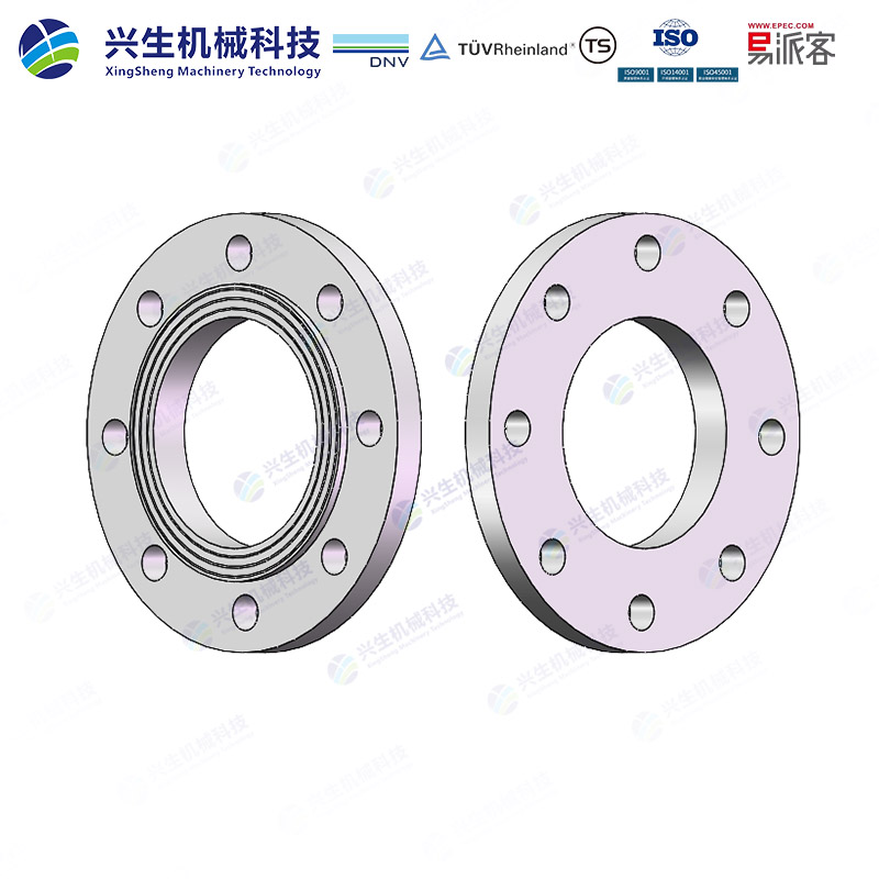 板式平焊法兰（PLATE Flange）-Type 01B EN1092-1 ZGXS-水线