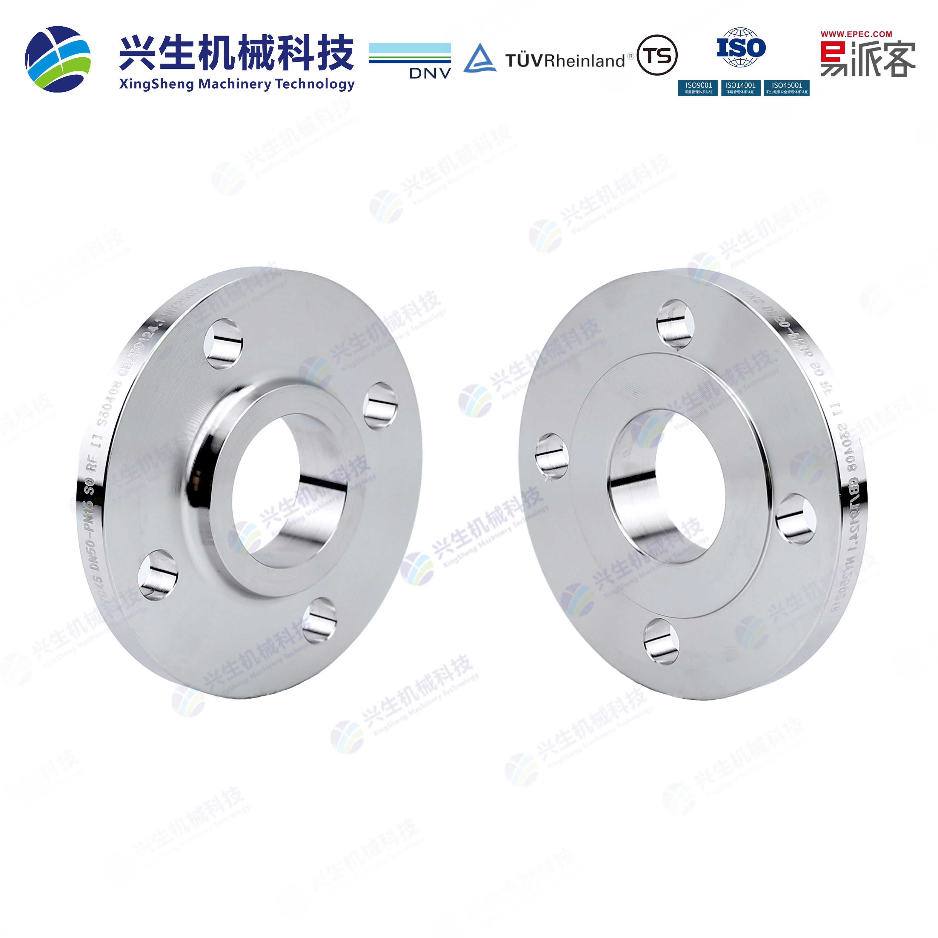 带颈平焊法兰（Slip-on Welding Flange）-RF GBT9124.1 ZGXS