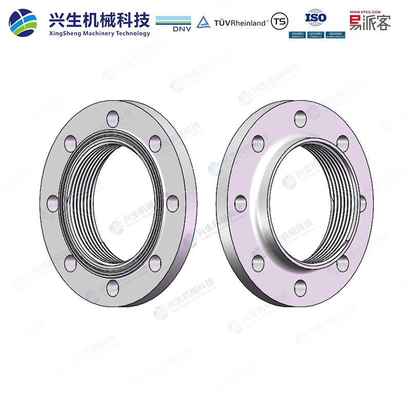 带颈螺纹法兰（Hubbed threaded Flange）-Type 13B EN1092-1 ZGXS-水线