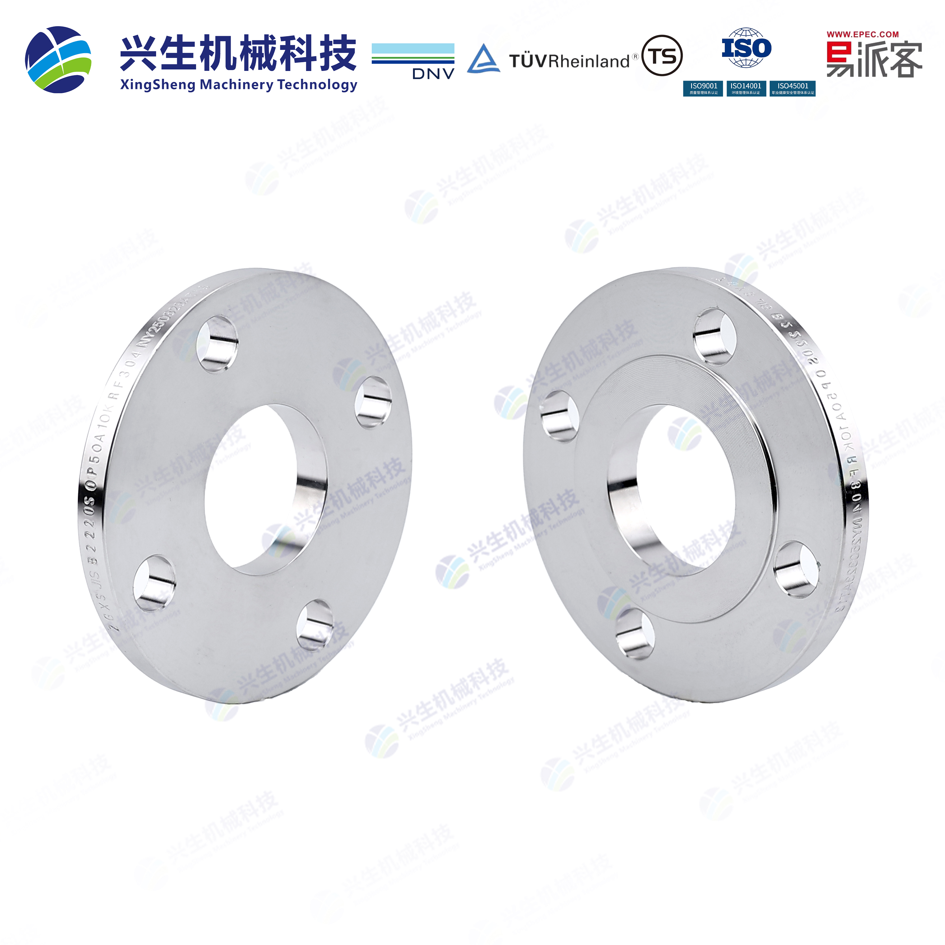 板式平焊法兰（Plate Flange）-RF JIS B2220-2012 ZGXS-螺纹