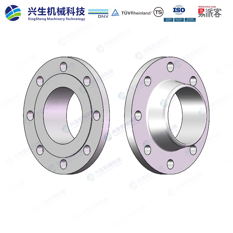 带颈对焊法兰（Welding neck Flange）-RF AS 2129-2000 ZGXS-密纹