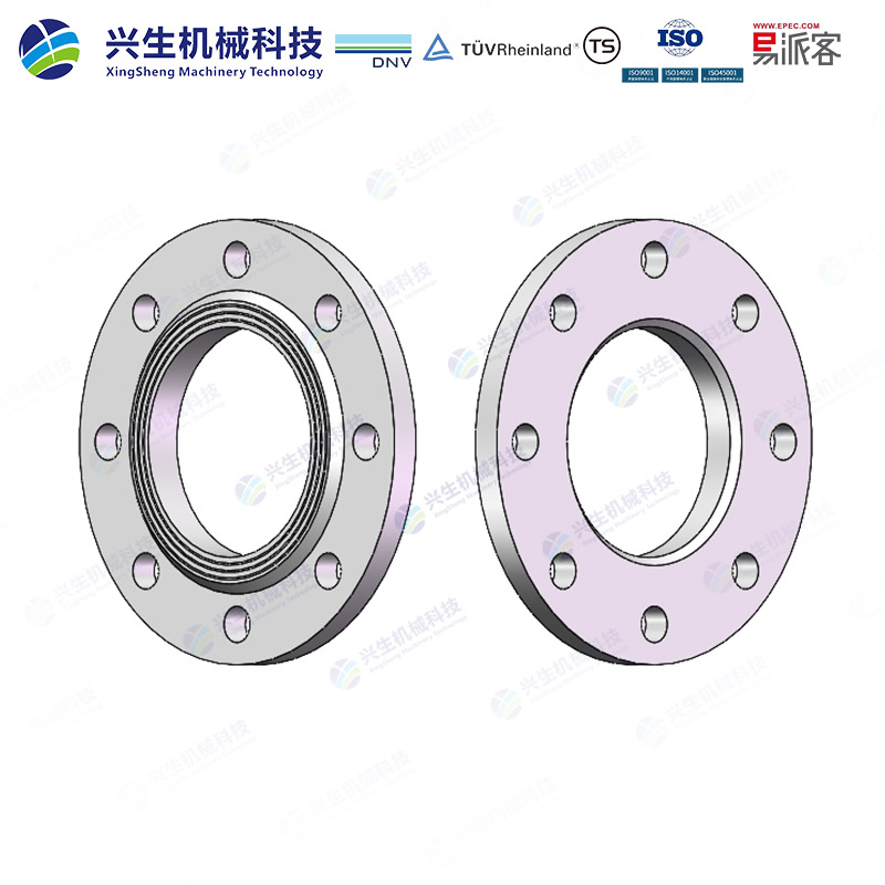 平焊法兰（Steel flat welding flange）-Type 01B GOST 33259-2015 ZGXS-水线