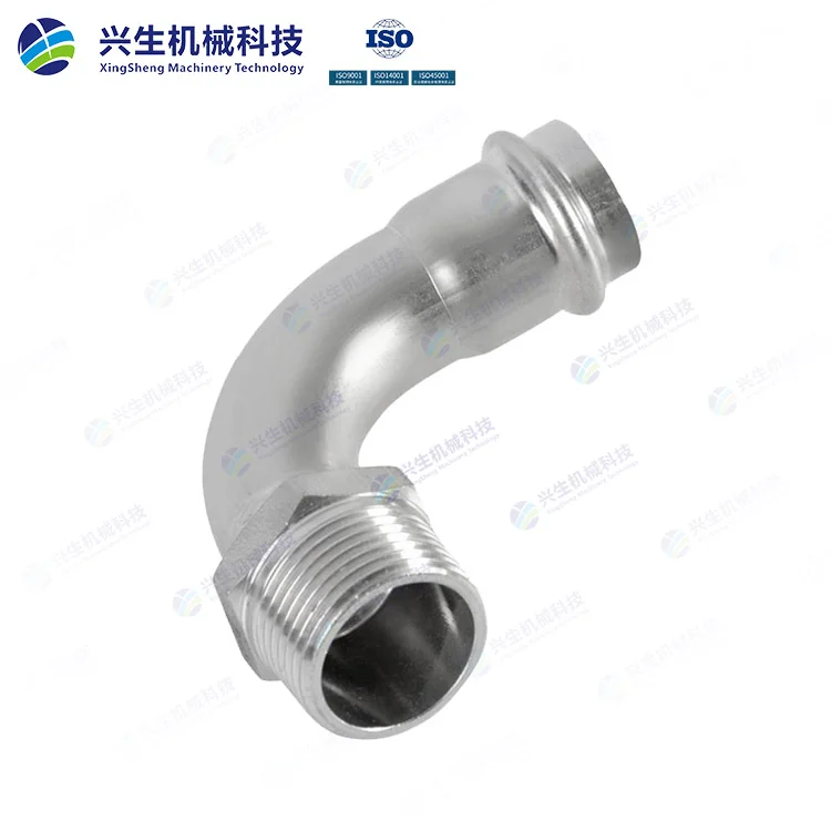 双卡压外螺纹弯头