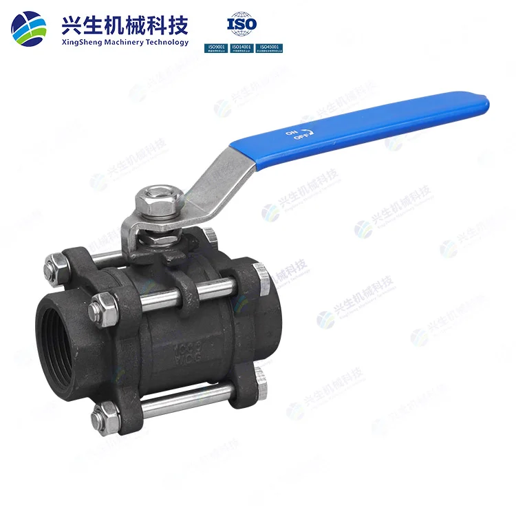 三片式碳钢球阀