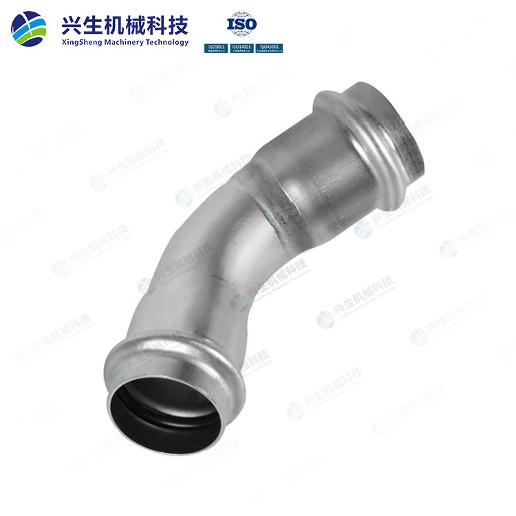 双卡压-A型45度弯头